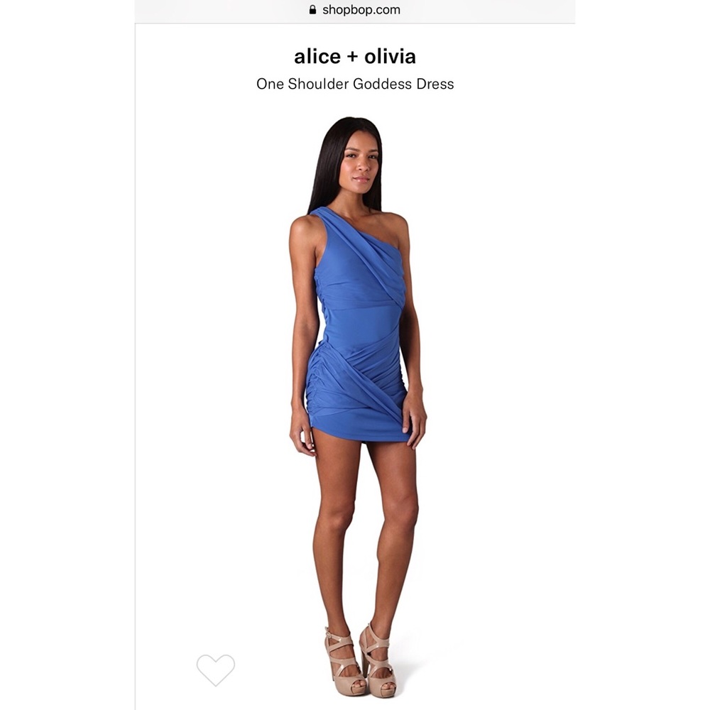 Alice + Olivia One-Shoulder Dress Size S